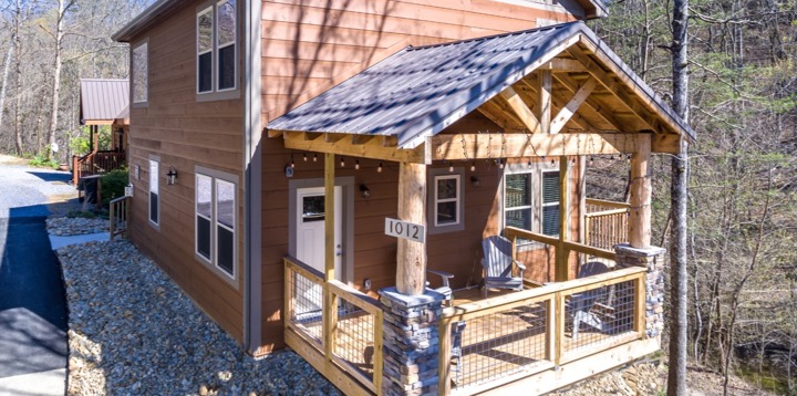 View of Dancing Bear Cabin in Sevierville, TN