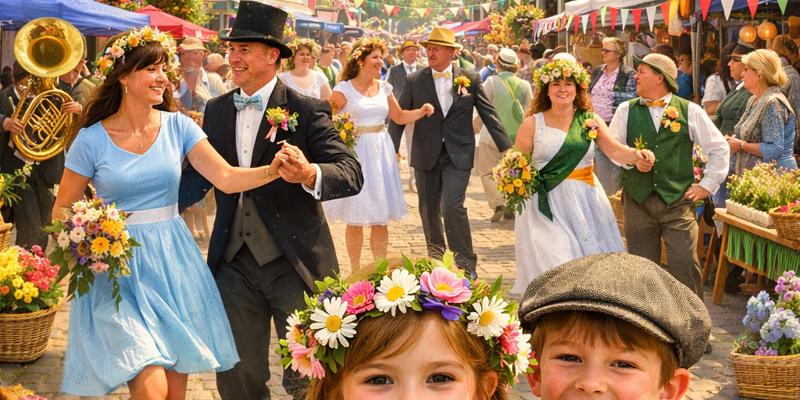 Helston Flora Day: Cornwall : Most Joyful Celebration of Spring