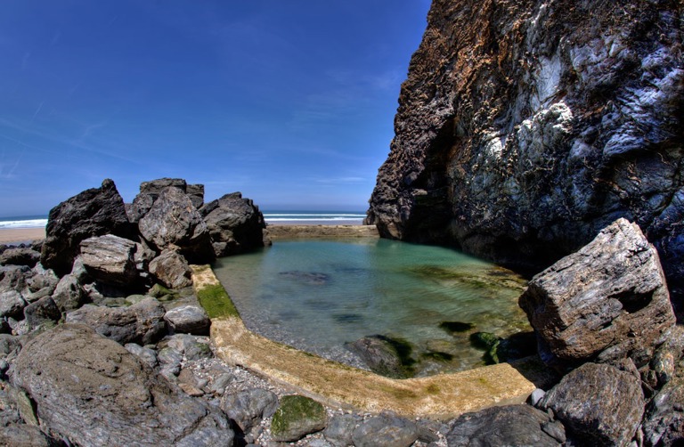 Cornwall Tree Pool Mermaid Pool Porthtowan | Cornwall Coastal Holidays