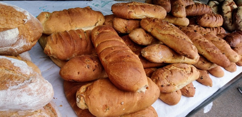 Chestnut bread at Dournazac, Dordogne