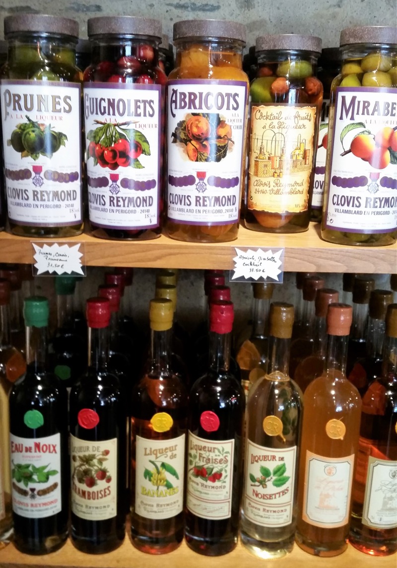 A selection of fruit liqueurs from the old family firm Clovis