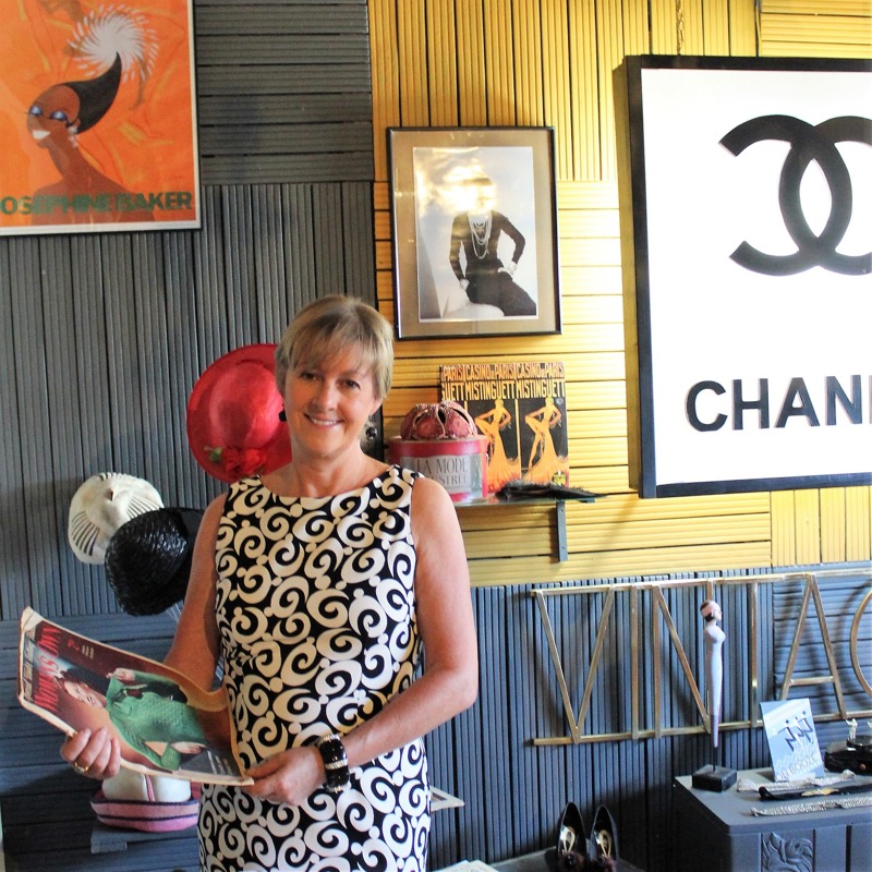 A private guided tour of the vintage fashion museum at Beaux Souvenirs, Mialet, Dordogne