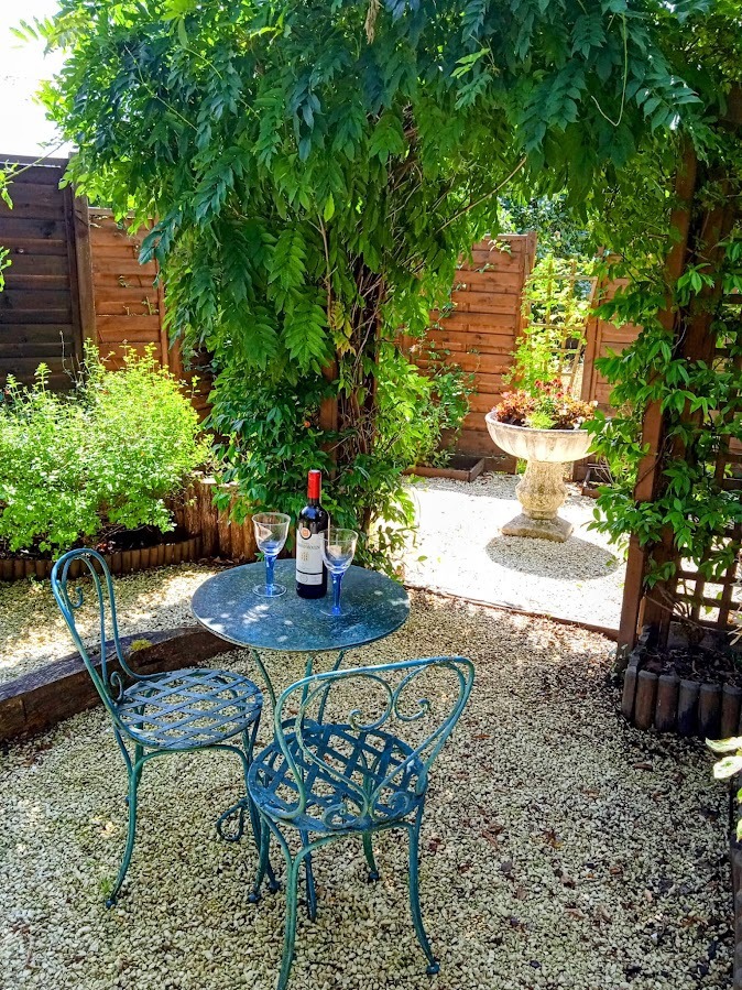 Secret garden at Beaux Souvenirs Chill out in our secret garden at Beaux Souvenirs