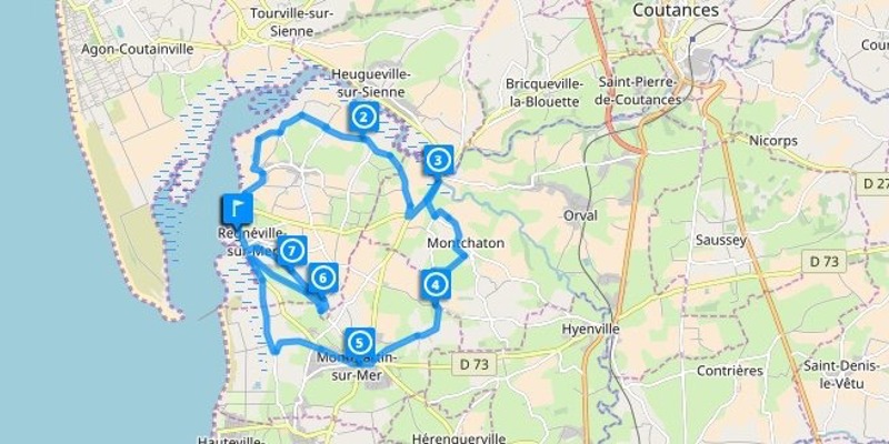 Cycling in the Coutances Area