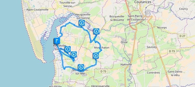 Cycling in the Coutances Area