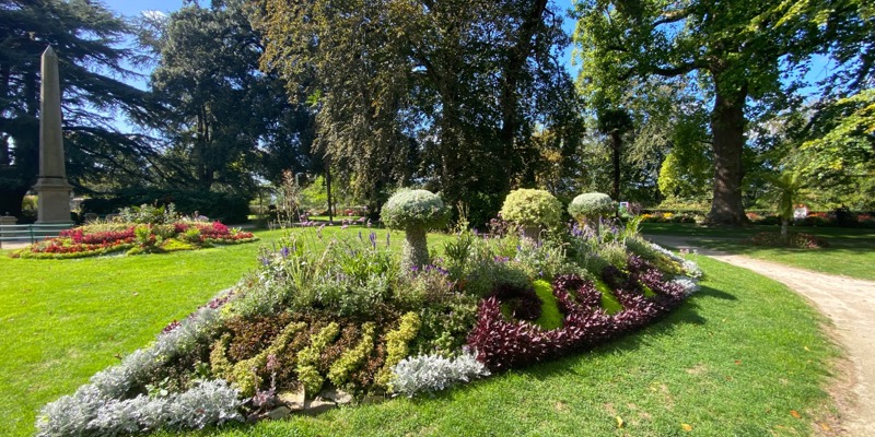 Coutances Public Garden - With an Annual Theme