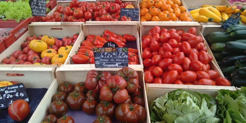 The Colourful Market in Gavray