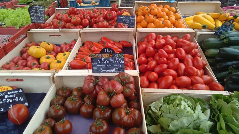 The Colourful Market in Gavray