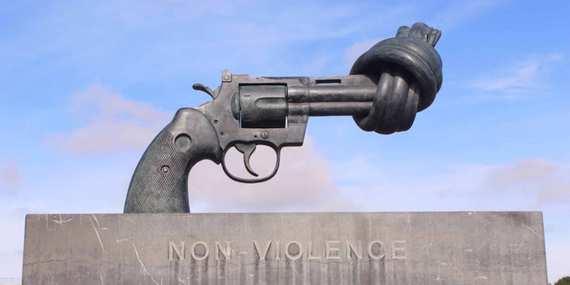 Knotted Gun Sculpture
