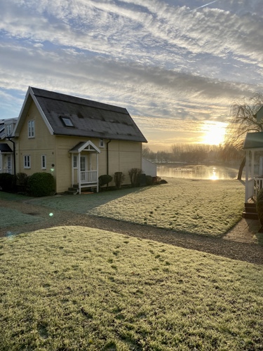 Sensational morning sunrises across the lake