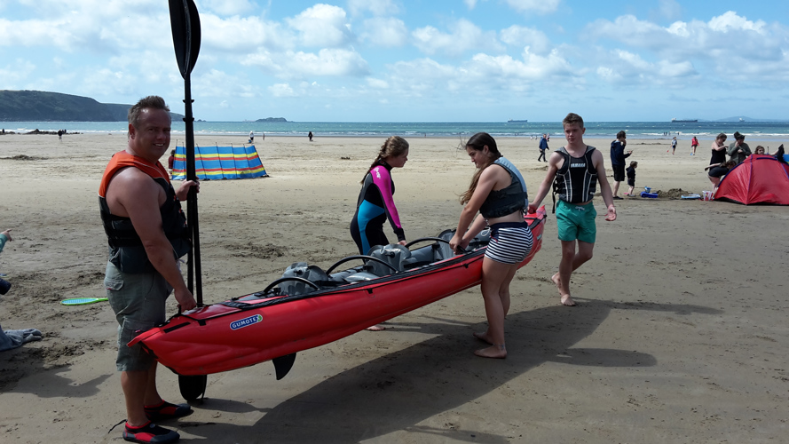 Kayaking at Broadhaven