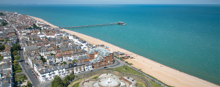 aerial of deal