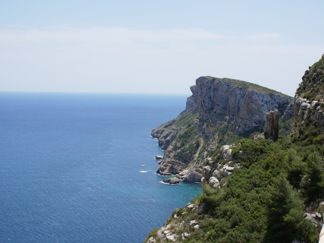 View of the Cumbre del Sol coastline close to Casa Windlenook