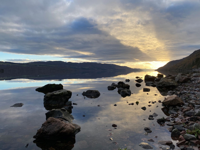 Loch Ness in the Highlands of Scotland