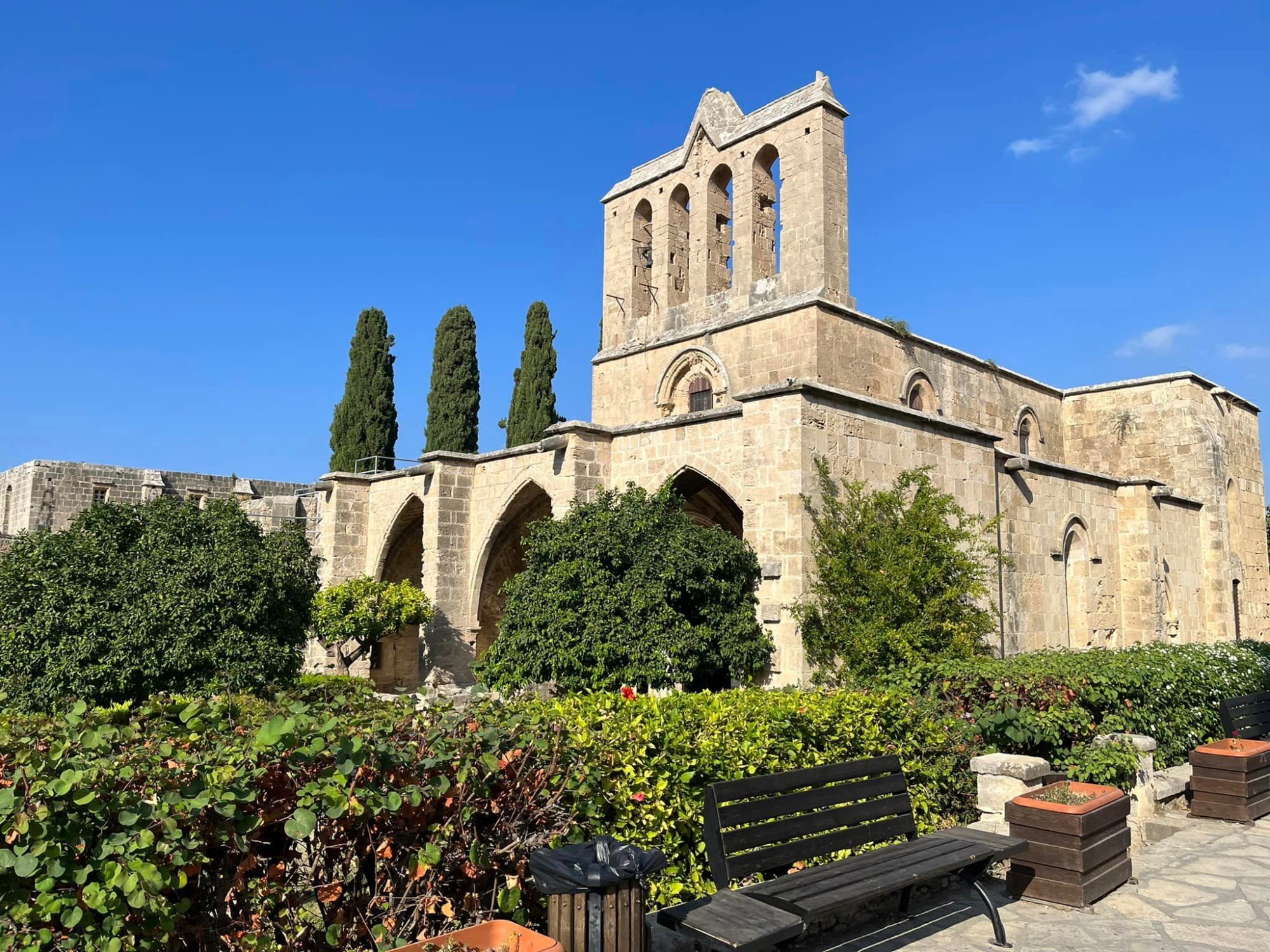 North Cyprus landscape and local life near Villa Zeytin