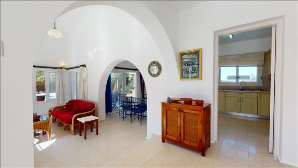Bright indoor living space at Villa Zeytin Northern Cyprus