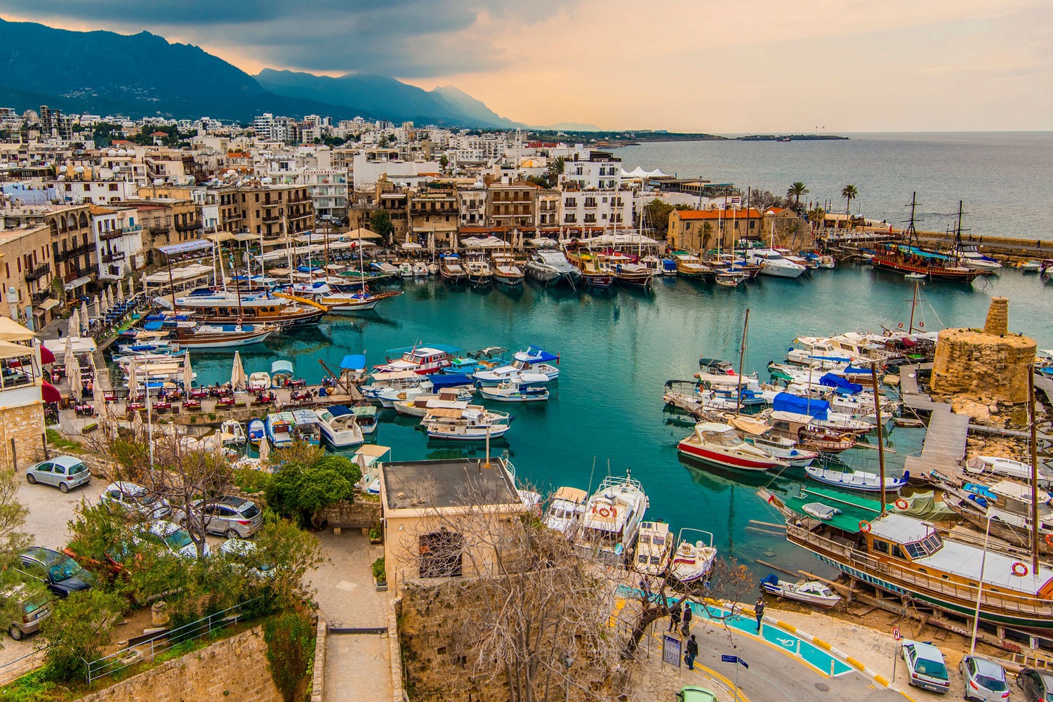 Kyrenia Harbour — historic charm, waterfront dining and Mediterranean views. Kyrenia Harbour — historic charm, waterfront dining and Mediterranean views.