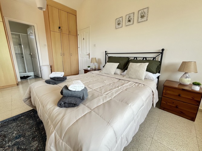 Master bedroom at Villa Zeytin