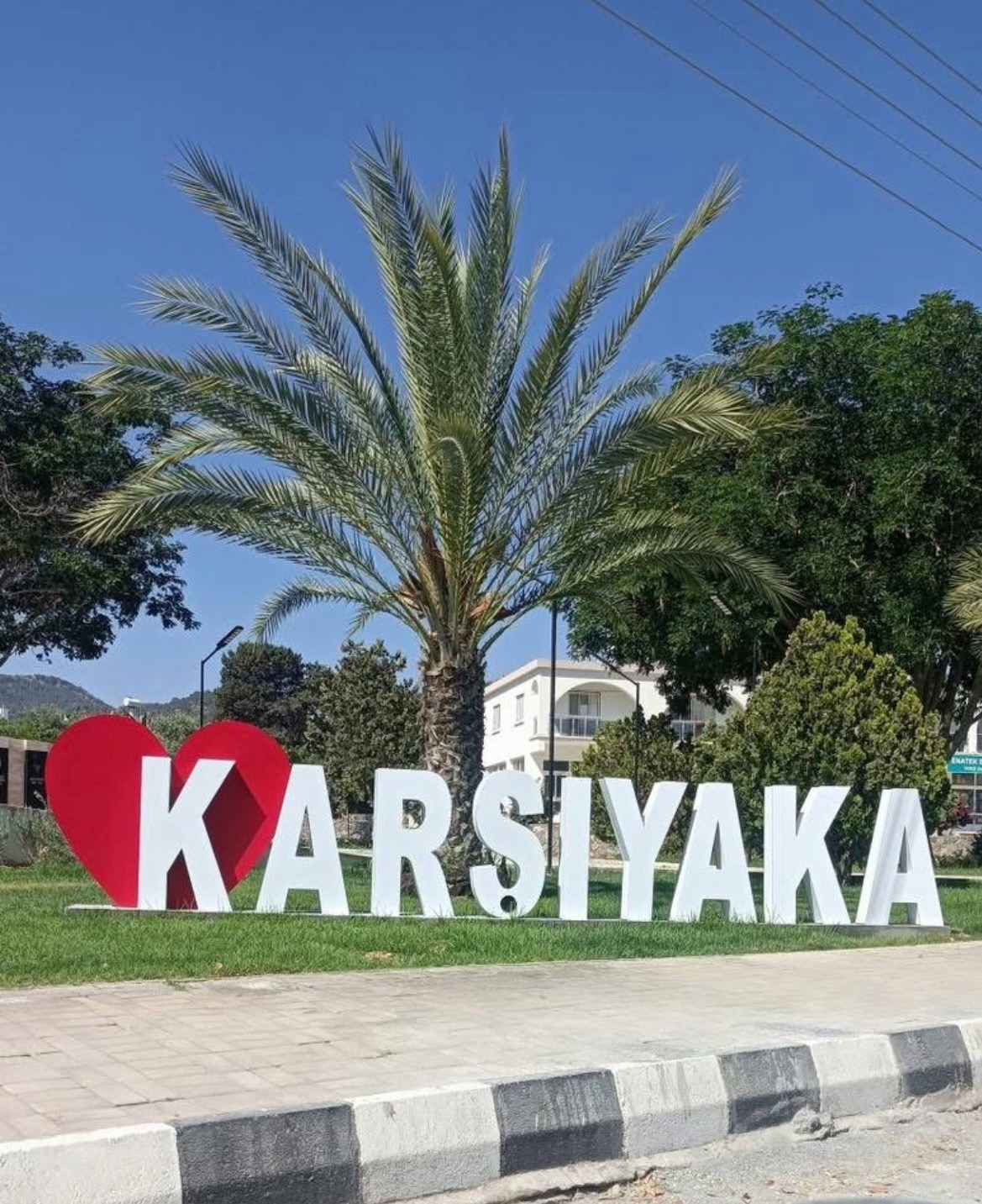 Karşıyaka village centre and local life in North Cyprus