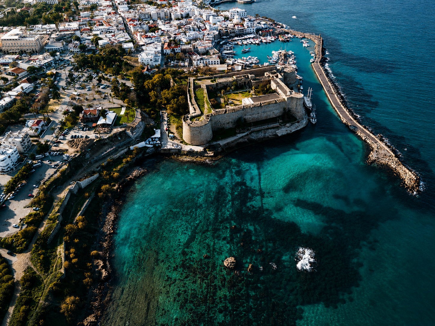 Kyrenia harbour in North Cyprus