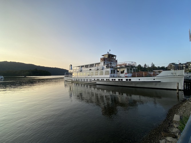 Windermere Lake Cruises Bowness Lake District steamer Teal