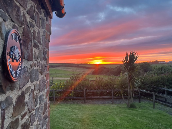 Sunset at The Long Barn