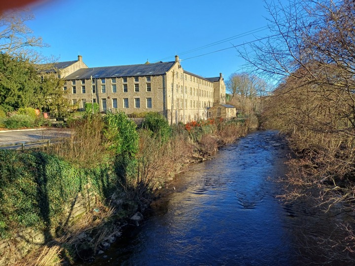 Glasshouses Mill and River Nidd