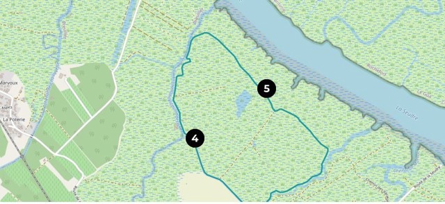 Taillées Piétonnes 2 - Mornac-sur-Seudre Randonnée de 5,4 km à Mornac-sur-Seudre, sentier facile avec faible dénivelé, idéal pour les débutants