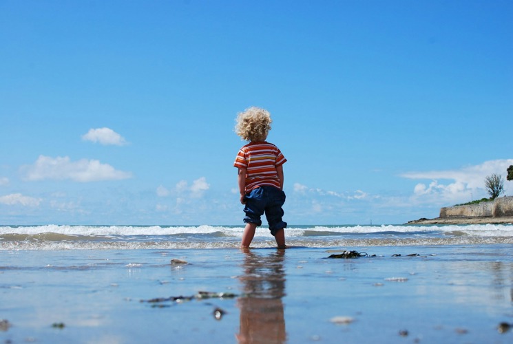 Kid on Beach